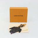 LOUIS VUITTON Catgram Porte Cles Porto Address Charm Black MP2281 Auth 185764M-12