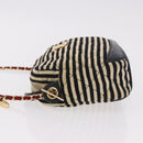 CHANEL Matelasse Chain Shoulder Bag Canvas Beige Gold CC Auth 185766-5