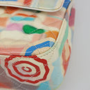 CHANEL Chain Double Flap Matelasse 25 Bag leather Multicolor CC Auth 185767SM-11