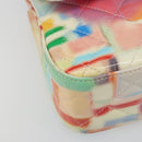 CHANEL Chain Double Flap Matelasse 25 Bag leather Multicolor CC Auth 185767SM-12
