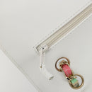 CHANEL Chain Double Flap Matelasse 25 Bag leather Multicolor CC Auth 185767SM-18