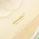 CHANEL Chain Double Flap Matelasse 25 Bag leather Multicolor CC Auth 185767SM-22