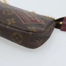 LOUIS VUITTON label Collection Mini Pochette Pouch M63798 LV Auth 185772A-14
