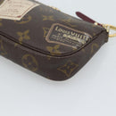 LOUIS VUITTON label Collection Mini Pochette Pouch M63798 LV Auth 185772A-16