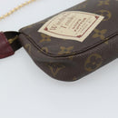 LOUIS VUITTON label Collection Mini Pochette Pouch M63798 LV Auth 185772A-17