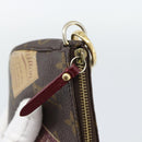 LOUIS VUITTON label Collection Mini Pochette Pouch M63798 LV Auth 185772A-10