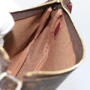 LOUIS VUITTON label Collection Mini Pochette Pouch M63798 LV Auth 185772A-19