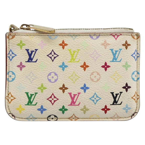 LOUIS VUITTON Monogram Multicolor Pochette Cles NM Purse M93734 LV Auth 185773