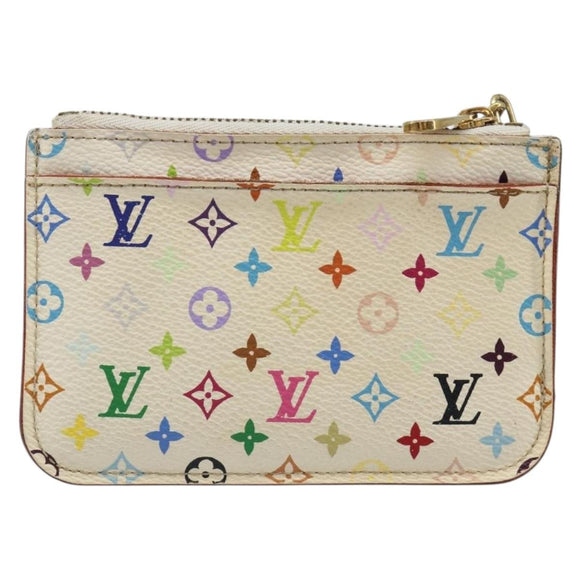 LOUIS VUITTON Monogram Multicolor Pochette Cles NM Purse M93734 LV Auth 185773