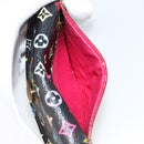 LOUIS VUITTON Multicolor Envelope Carte de Visite Case Black M66561 Auth 185774M-22