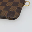 LOUIS VUITTON Damier Ebene T & B Pochette Cle Compris Purse N61742 Auth 185776-15