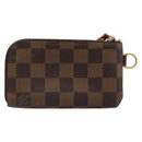 LOUIS VUITTON Damier Ebene T & B Pochette Cle Compris Purse N61742 Auth 185776-2