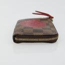LOUIS VUITTON Damier Ebene T & B Pochette Cle Compris Purse N61742 Auth 185776-3