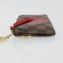 LOUIS VUITTON Damier Ebene T & B Pochette Cle Compris Purse N61742 Auth 185776-4