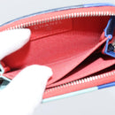CHANEL Matelasse Coin Purse Lamb Skin Pink Silver CC Auth 185777A-19