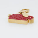 LOUIS VUITTON Bijoux Sac Animalia Lapin Charm metal Red M66129 LV Auth 185782M-13
