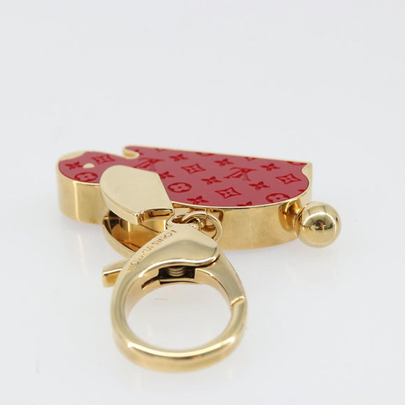 LOUIS VUITTON Bijoux Sac Animalia Lapin Charm metal Red M66129 LV Auth 185782M