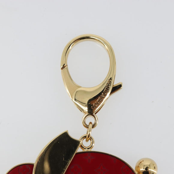 LOUIS VUITTON Bijoux Sac Animalia Lapin Charm metal Red M66129 LV Auth 185782M