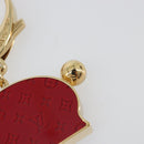LOUIS VUITTON Bijoux Sac Animalia Lapin Charm metal Red M66129 LV Auth 185782M-6