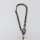 HERMES Penguin Charm Leather White Auth 185783M-4