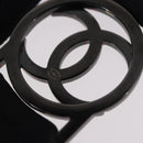 CHANEL Cat Robot Necklace metal Black CC Auth 185784M-16