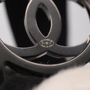 CHANEL Cat Robot Necklace metal Black CC Auth 185784M-18