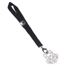 CHANEL Cat Robot Necklace metal Black CC Auth 185784M-2