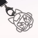 CHANEL Cat Robot Necklace metal Black CC Auth 185784M-3