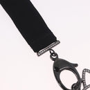 CHANEL Cat Robot Necklace metal Black CC Auth 185784M-5