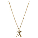 LOUIS VUITTON Collier LV Upside Down Necklace metal Gold M62682 LV Auth 185785M-1