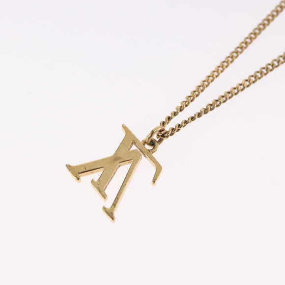 LOUIS VUITTON Collier LV Upside Down Necklace metal Gold M62682 LV Auth 185785M