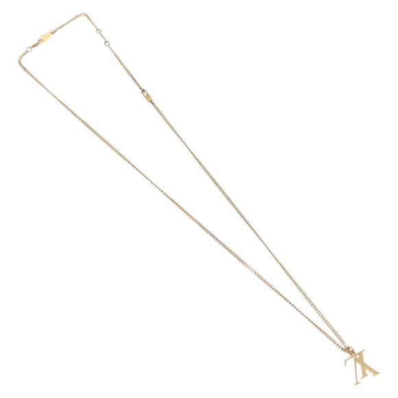 LOUIS VUITTON Collier LV Upside Down Necklace metal Gold M62682 LV Auth 185785M