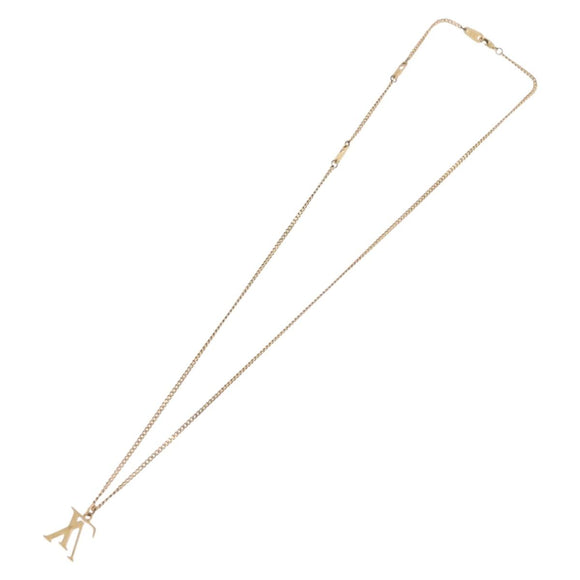 LOUIS VUITTON Collier LV Upside Down Necklace metal Gold M62682 LV Auth 185785M