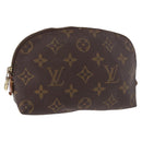 LOUIS VUITTON Monogram Pochette Cosmetic PM Pouch M43998 LV Auth 185800-1