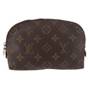 LOUIS VUITTON Monogram Pochette Cosmetic PM Pouch M43998 LV Auth 185800-13