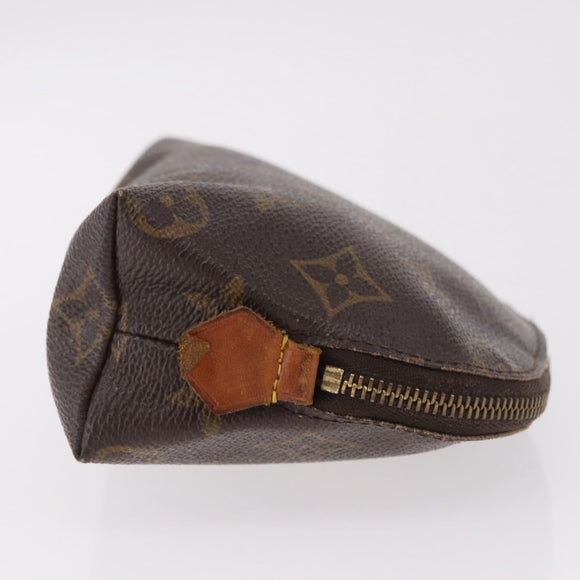LOUIS VUITTON Monogram Pochette Cosmetic PM Pouch M43998 LV Auth 185800