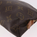 LOUIS VUITTON Monogram Pochette Cosmetic PM Pouch M43998 LV Auth 185800-14