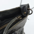 BALENCIAGA The First Hand Bag Leather 2way Gray 103208 Auth 185804A-17