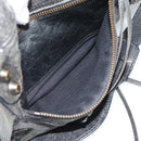 BALENCIAGA The First Hand Bag Leather 2way Gray 103208 Auth 185804A-24