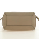 CELINE Belt Bag Micro Hand Bag Leather 2way Beige Gold Auth 185805M-11