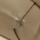 CELINE Belt Bag Micro Hand Bag Leather 2way Beige Gold Auth 185805M-15