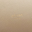 CELINE Belt Bag Micro Hand Bag Leather 2way Beige Gold Auth 185805M-20