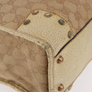 GUCCI GG Canvas Tote Bag Beige 124261 Auth 185806-10