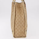GUCCI GG Canvas Tote Bag Beige 124261 Auth 185806-4