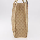 GUCCI GG Canvas Tote Bag Beige 124261 Auth 185806-5