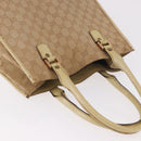 GUCCI GG Canvas Tote Bag Beige 124261 Auth 185806-6