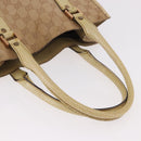 GUCCI GG Canvas Tote Bag Beige 124261 Auth 185806-7