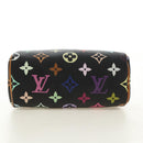 LOUIS VUITTON Monogram Multicolor Mini Speedy Bag Black M92644 Auth 185809SAM-5