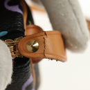 LOUIS VUITTON Monogram Multicolor Mini Speedy Bag Black M92644 Auth 185809SAM-10