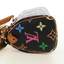 LOUIS VUITTON Monogram Multicolor Mini Speedy Bag Black M92644 Auth 185809SAM-3